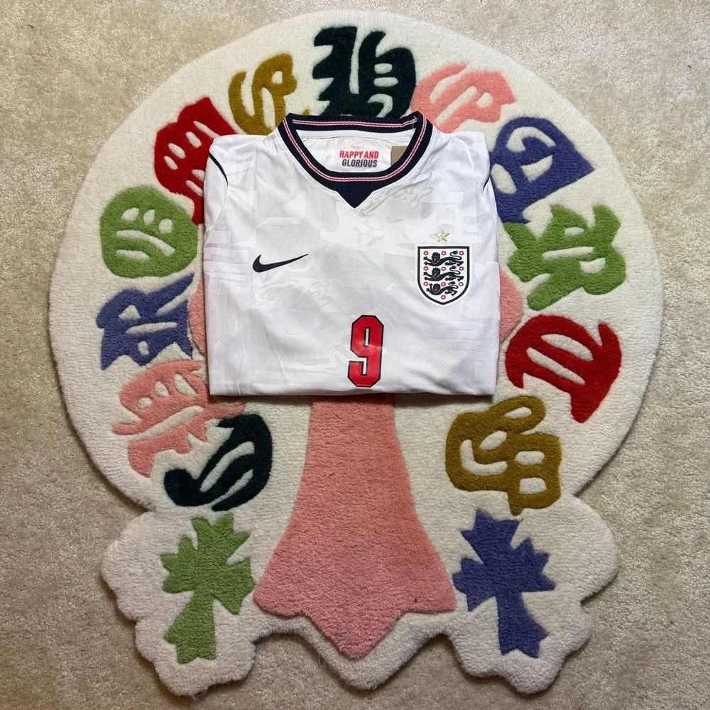 Nike England Harry Kane #9 Home Jersey White XL 2026 World Cup Patch